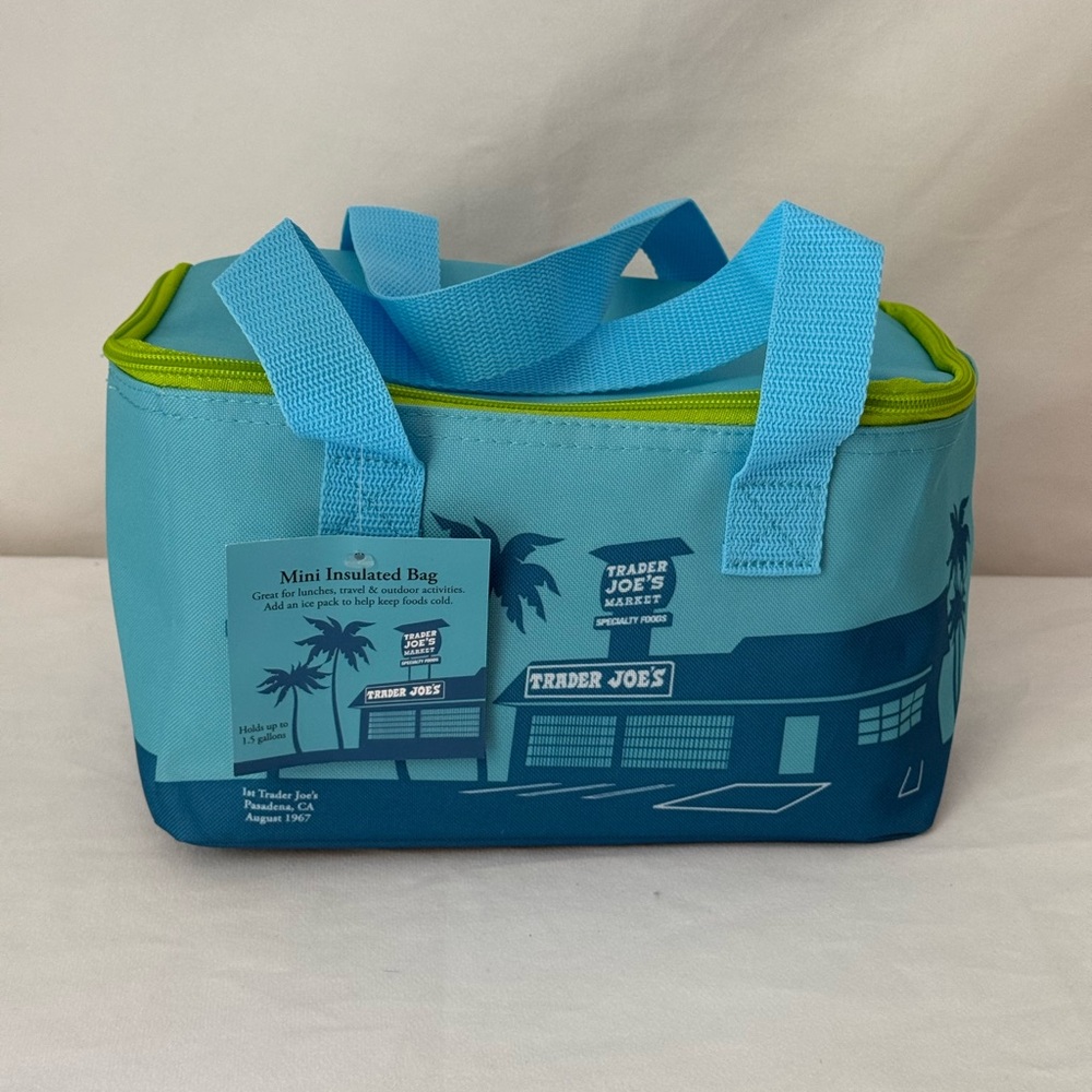 Trader Joes Blue Mini Insulated Bag